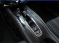 Car Styling Carbon Fiber Center Console Automobile Gear Panel Decorative For Honda Hr-V Hrv Vezel 2015 - 2019. 