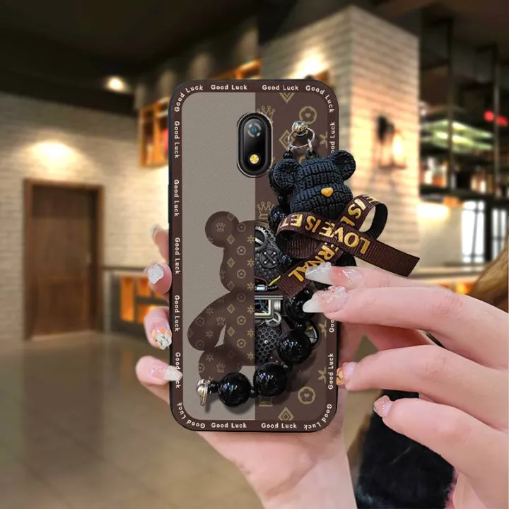Waterproof%20Bear%20bracelet%20Phone%20Case%20For%20Itel%20A16/A16%20Plus%20Back%20Cover%20protective%20case%20Skin-friendly%20feel%20silicone%20Cartoon%20-%20Image%2010