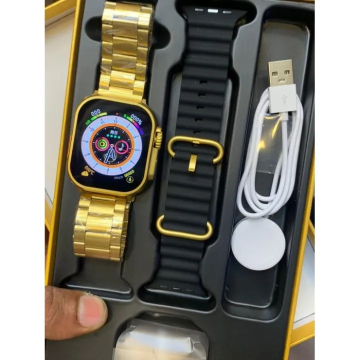 Ultra%209%20Max%20Wireless%20Charging%20Golden%20Edition%20Smart%20Watch%20Big%202.15%20infinite%20Display%20-%20Image%202