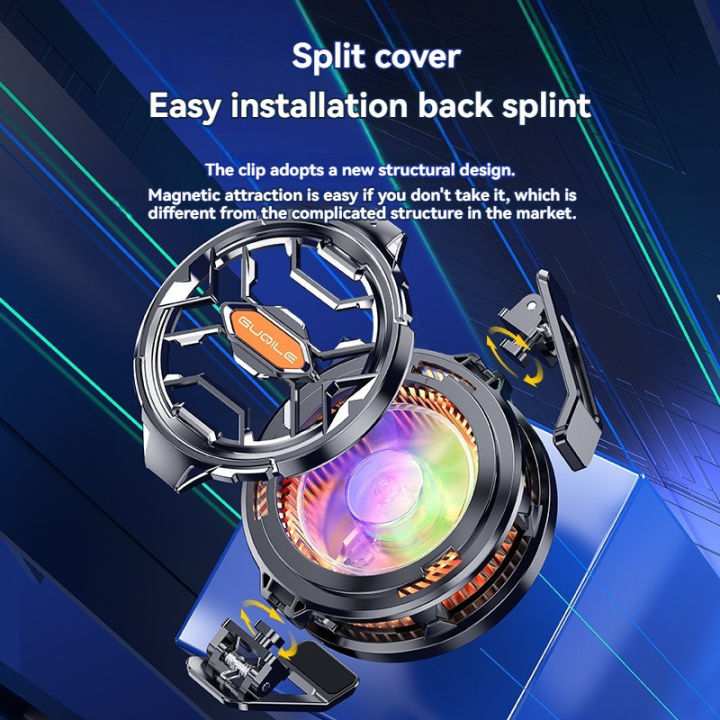 FS03 Mobile cooler for Mobile Phone Radiator 15W Strong Cooling Magnetic and Rotatable Clip