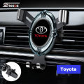 Sieece Car Phone Holder Air Vent Cellphone Holder Auto Phone Holder Gravity Phone Stand Car Accessories For Toyota Rush Vios Wigo Innova Fortuner Corolla Avanza Yaris Altis Majesty Sienta Hilux Hiace Camry Vellfire RAV4. 