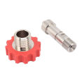 CO2 Tank Refill Valve Connector G5/8 to M16 CO2 Cylinder Refill Pressure Valve Adapter. 