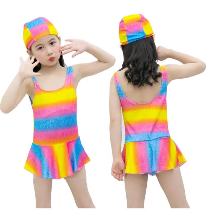Hooded%20New%20Children's%20Suit%20Swimming%20Suit%20One-Piece%20Baby%20Girl%20Swimsuit%20Student%20Swimming%20Trunks%20Children%20and%20Teens%20Hot%20Spring%20Bathing%20Suit%20-%20Image%205