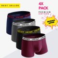 Archer 4 Pack Men's Sports Boxer shorts for men. 