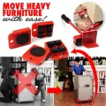 Heavy Duty Furniture Lifter Transport Tool Furniture Mover Wheel Bar for Lifting Accessories Furniture Mover Tool Lifter Sliders Kit Profession Heavy Furniture Roller Furniture Mover Tool Set Wheel Bar Mover Device Max Up for 150Kg/ 330 Lbs Furniture Lift. 