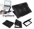 Dual Fan Adjustable Laptop Notebook Cooling Pad  ErgoStand Notebook Stand & Cooling Pad. 