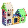 24Pcs Children Inserted Plastic Building Blocks Assembled Blocks Kid House Building Blocks Construction Developmental. 