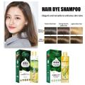 Hair Dye Shampoo Bubble Plant Hair Dye Household Easy-to-wash Black Washing Coffee Cream Hair Pant Hair Black Color Color H3F8. 