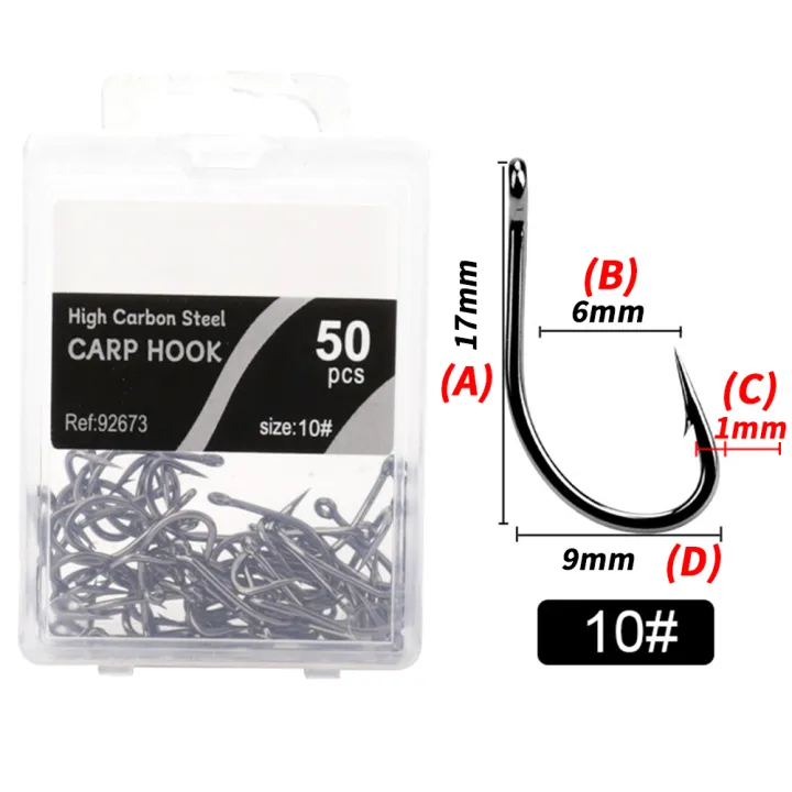 Poplikdfr%2050pcs%20Fishing%20Hooks%20Beak%20Offset%20Circle%20Hook%20High%20Carbon%20Steel%20Barbed%20Long%20Shank%20Hooks%20With%20Box%20Package%20For%20CARP%20Saltwater%20Freshwater%20-%20Image%204
