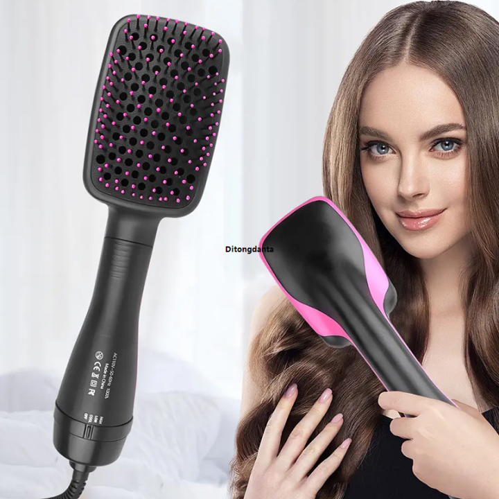 Hair%20dryer,%20comb,%20hair%20dryer,%20hot%20air%20brush,%20styling%20volumizer,%20hair%20straightener,%20curling%20iron,%20roller,%20one-step%20electric%20ion%20brush%20-%20Image%202