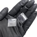 Reusable Clear Ziplock Bags | 1" x 1" Inches | Pack of 100. 