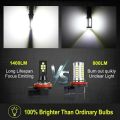 2X HB4 9006 LED Fog Light Bulb Advanced 3030 SMD Daytime Running DRL Lamp, Cool White 6000K. 