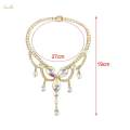 Belly Dance Necklace Trendy Shine Personalized Charm Dance Accessories A. 
