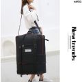 Women's Large Capacity Folding Luggage Bag with Support Air Travel Bag Waterproof Buggy Bag Wheels Handbag Transport Bag ︰. 