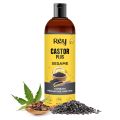 Rey Naturals Premixed Castor Oil Plus Sesame Oil Cold Pressed | Cold Pressed Sesame Oil | Helps Restore Natural Black Hair | Black Sesame Oil For Hair Growth | Sesame Oil For Massage - 200 ml  (FROM INDIA). 