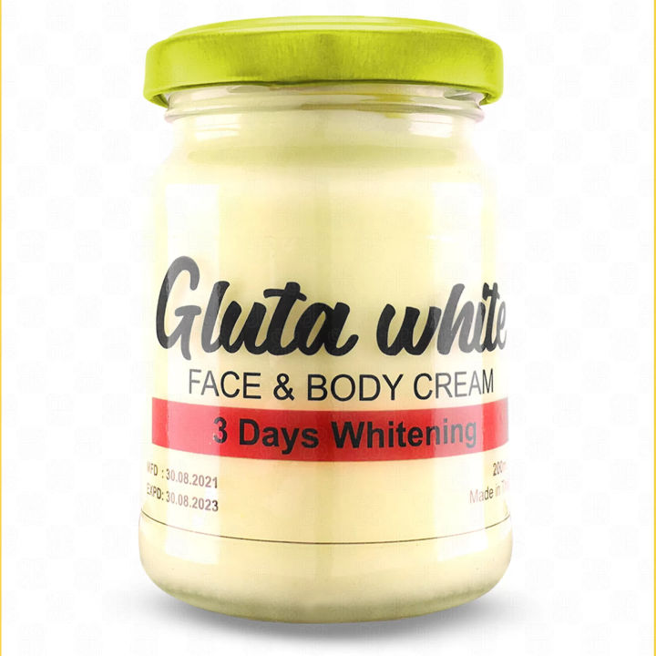 Gluta White Face and Body Pink & White Cream