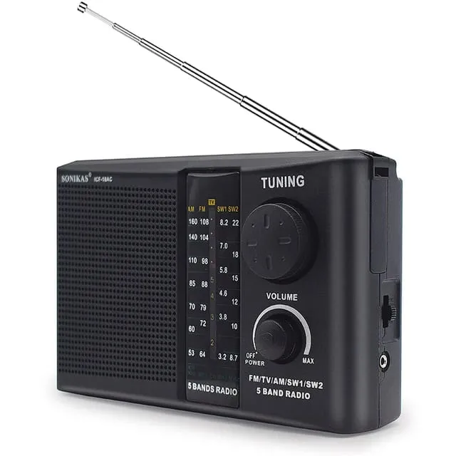 YG-FQ25URT fm radio Support TF/USB Rechargeable & UM-1 battery Mini Radio Handheld Balt  FM Radio For The Elderly