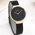 Ladies Luxury Fashionable Quartz Watch Analog Women Wrist Watches Metal Strap Magnet Clasp Black Blue Rosegold 184575728 Styles_LK Online. 