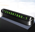 Car Temporary Parking Card Hidden Mobile Phone Number Plate for Car Dashboard. 