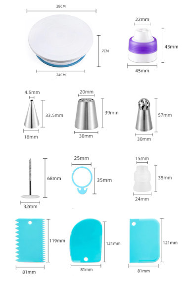 420pcs%20Cake%20Decorating%20Tools%20Kit%20Icing%20Tips%20Turntable%20Pastry%20Bag%20Coupler%20Cream%20Nozzle%20Baking%20Tools%20Set%20For%20Cupcakes%20Kitchen%20Tool.%20-%20Image%204