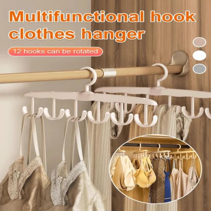 Small Hanger Rack PP Rotating Hanger Heavy-duty 38.3*17cm Balcony Rack Hook Hanger for ...