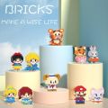 60 Different Styles Blocks Disney Cartoon Doll Building Blocks Pooh Bear Sanrio SpongeBob SquarePant Puzzle Kids Toys Gifts. 