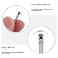 12Pcs Tip Capacitive Stylus Touch Screen Pen Nibs Silicone Pencil Tip. 