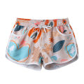 Yfashion Summer Beach Shorts Printing Casual Quick-drying Drawstring Design Couple Swim Trunks color. 