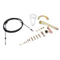 Hard Column Shift Linkage Kit Convenient Installation Transmission Column Shift Linkage Kit for 2004R 4L60 4L80E Transmission. 