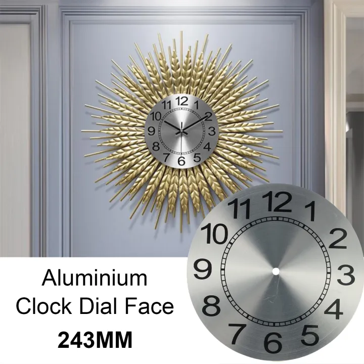 DIY%20Clock%20Face%209.5%20Inch%20Clock%20Face%20DIY%20Quartz%20Wall%20Clock%20Metal%20Wire%20Drawing%20Process%20Aluminum%20Plate%20Clear%20Numerals%20-%20Image%205