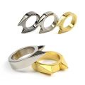 【HOT】 Women Men Cute Cat Ear Rings Self Defense Rings Multifunctional Metal Knuckle Cat Ear Attack Rings Unisex Jewelry Accessories. 