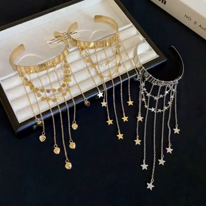 Bangle Sweet Star Armband Arm Chain Adjustable Armlet Fringe Arm Cuff ...