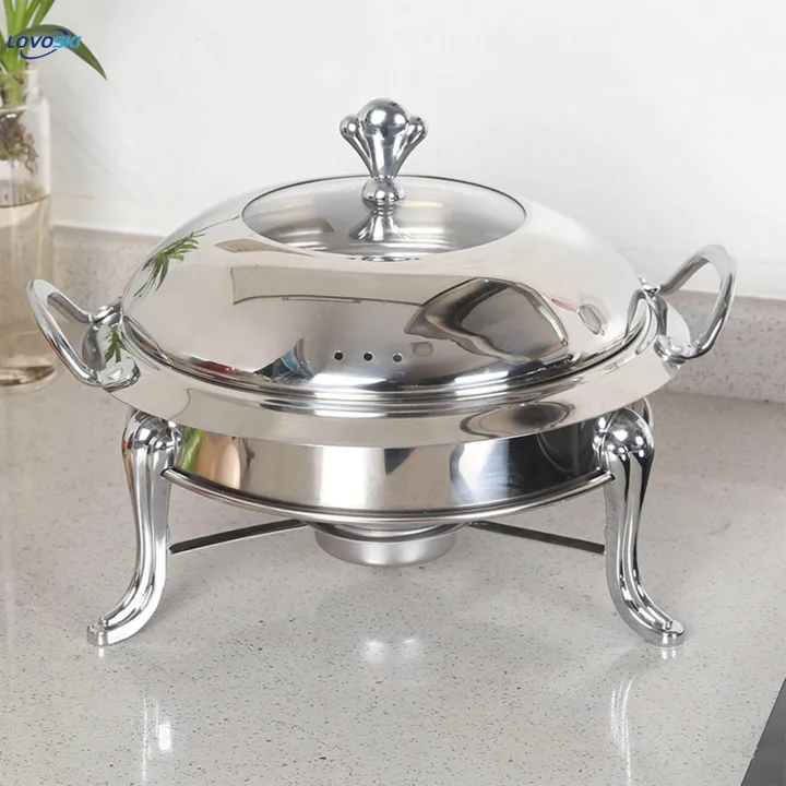 Stainless%20Steel%20Chafing%20Dish%20Buffet%20Set%20Removable%20for%20Baking%20Barbecue%20Hotel%20-%20Image%202