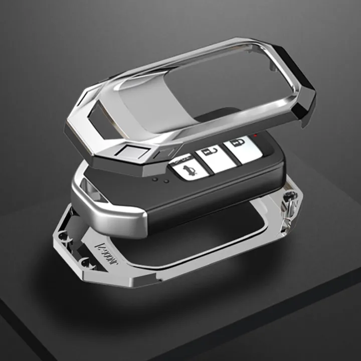 Auto%20Smart%20Protection%20Key%20Covers%20Accessories%20Car%20Styling%20Case%20For%20Honda%20Civic%20Accord%20EX%20EXL%20Crv%20Crz%20Hrv%20Zinc%20Alloy%20Key%20Shell%20-%20Image%204