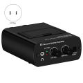 S1 Personal In-Ear Monitor Headphone Amplifier for Drummers Keyboardist Guitar Player In-Ear Amp IEM System(US Plug). 