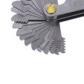 40Pcs thread measuring gage 60 degree whitworth metric screw thread pitch gauge. 