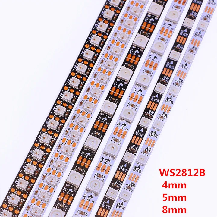 5v%20Ws2812b%20Led%20Strip%2060/144%20Leds/m%20Narrow%208mm%205mm%204mm%20Ws2812%20Individually%20Addressable%20Black/white%20Ip30/65/67%20Smart%20Rgb%20-%20Image%202