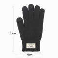 Winter Men Women Knitted Gloves Screen Touch High Quality Male Mitten Thicken Warm Wool Cashmere Solid Color Men Business Gloves. 