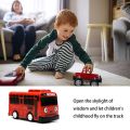 New specials 4pcs/set Anime Tayo the Little Bus Educational Toys Cartoon Mini Plastic Pull Back Bus Car Model Toys for Kids Christmas Gifts. 