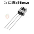 IR Receiver VS1838B 38KHz 3 Pin Infrared Detect Sensor 2pcs for Arduino. 