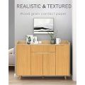 Wood Peel and Stick Wallpaper Light Wood Grain Contact Paper Removable Self Adhesive Wallpaper for Cabinets Wall Decor. 