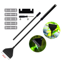 Aquarium cleaning tool fish tank flat sand algae removal dual-use glass algae removal scraper household cleaning supplies tool. 