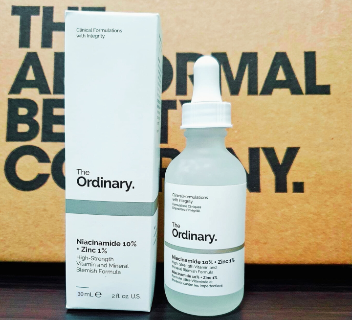 Original the ORDINARY NIACINAMIDE 10% + ZINC 1% Serum Made in CANADA Clinical Formulation with Integrity the Pores Makeup Primer Facial Serum