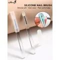Monja Nail Art Silicone Nail Brush Gradient Nail Brush Lip Makeup Brush Soft Head Smudge Magic Mirror Powder Brush Manicure Tool. 