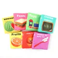 Armani Fsjaings Supply of baby English palm three-dimensional cloth book, newborn soft book, early education baby cloth book. 