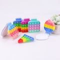 Kawaii Notebook Pop Its Notebook Silicone Pop Cover Note Pads Fidget Sensory Toys Mini Journal School Supplies Cute Writing Book. 