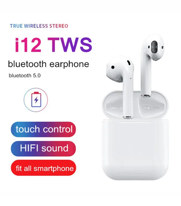 i12%20tws%20Earbuds%20Wireless%20Bluetooth%20Headset%20-%20Image%203