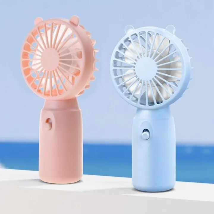 Portable%20Rechargeable%20Mini%20Fan%20with%20LED%20Light%20USB%20Charging%20Mini%20Fan%20Fashionable%20Handy%20Fan%20Trendy%20mall%20-%20Image%202