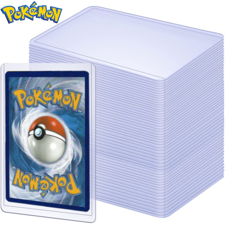 Set Pokemon Card Sleeves Hard Cards Slab Grade Stands Star Protector Case  Acrylic Plastic Clear Game Holder Storage Kid Toy Gift | Daraz.lk