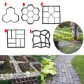 【BestGO】 Plastic Path Maker Pavement Model Concrete Stepping Stone Brick Cement Mould for Garden. 